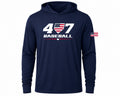 Navy Dri Fit Lightweight Hoodie