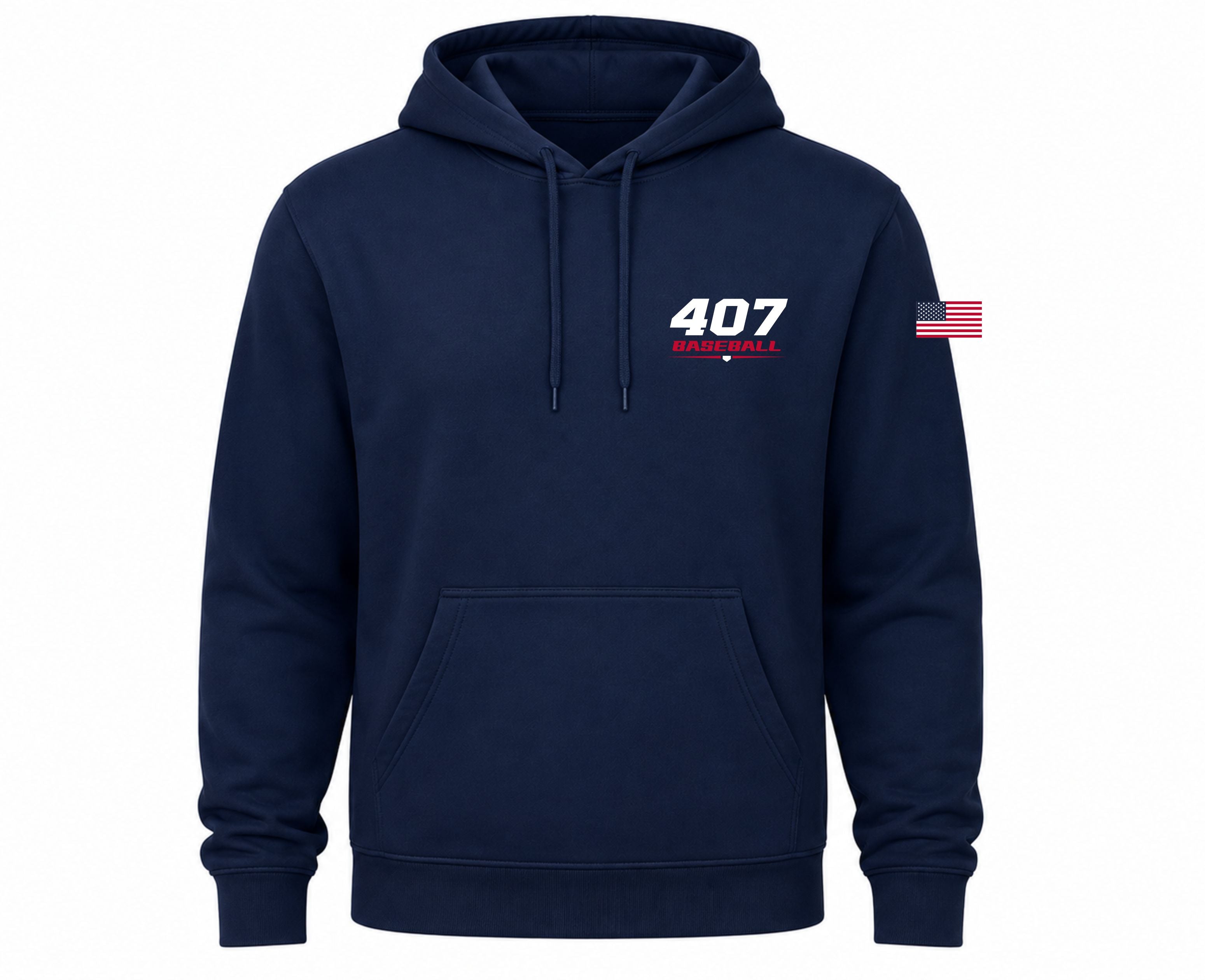 Navy Cotton Heavyweight Hoodie