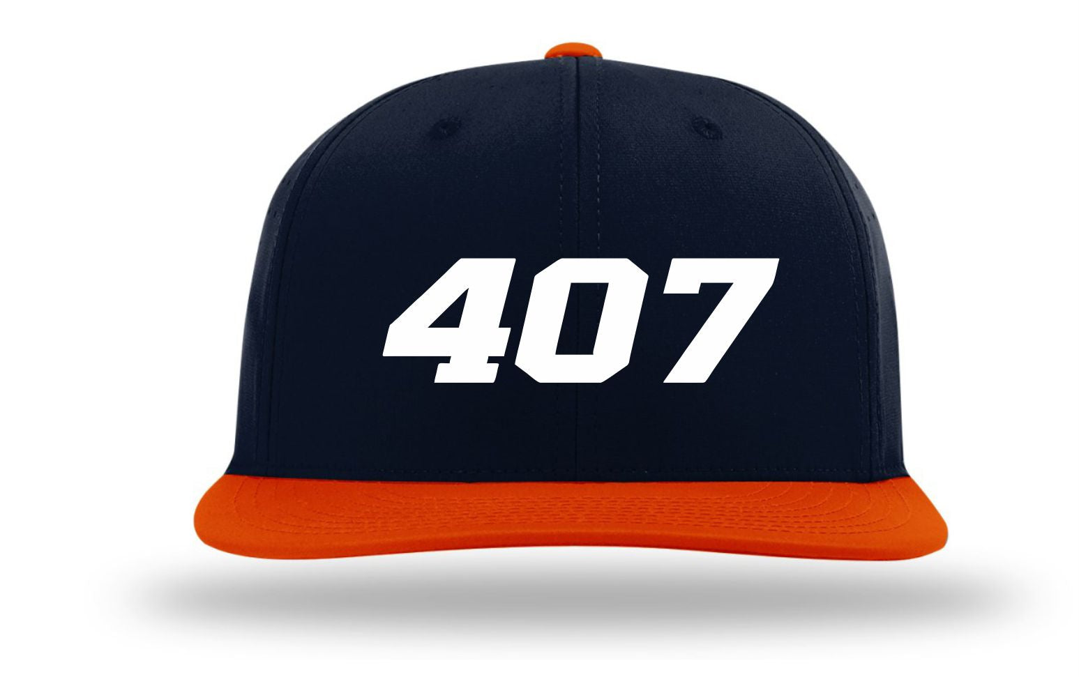 Flexfit Hat Navy Red and White