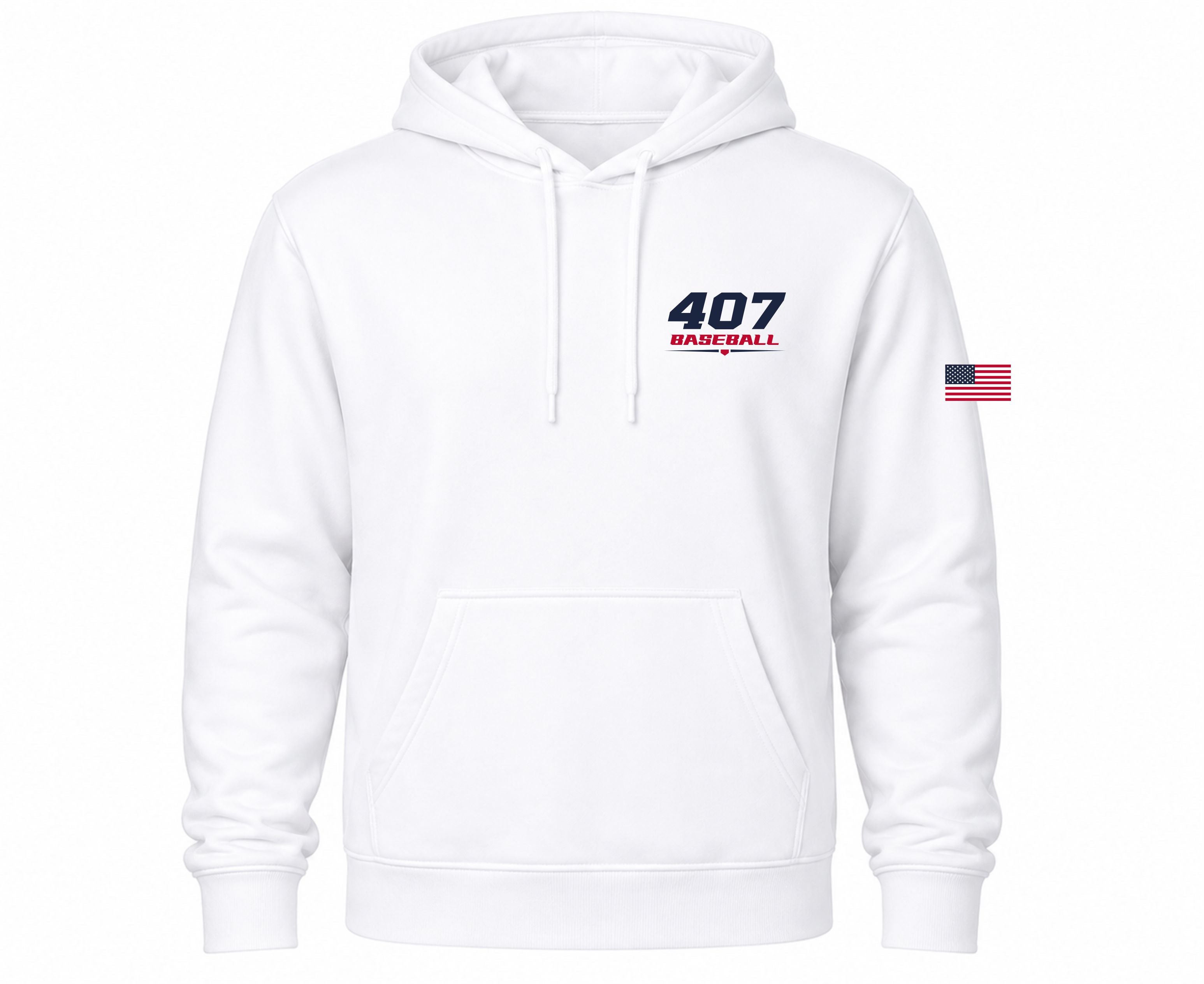 White Cotton Heavyweight Hoodie